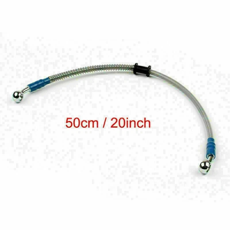 Brake Oil Hose Line Banjo Fitting for M10 (20") Stainless Steel