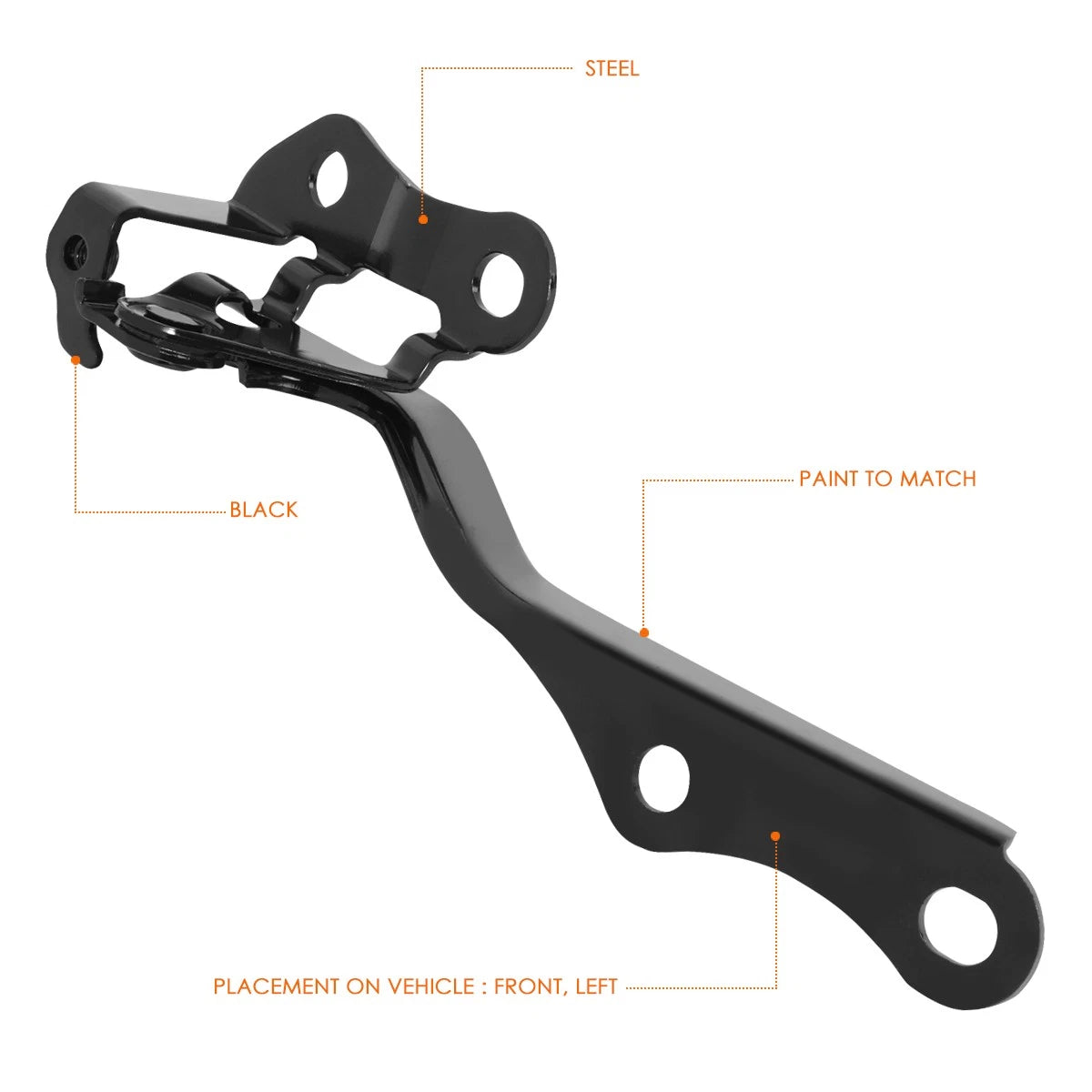 Front Left Bumper Cover Reinforcement Bracket for Toyota Tacoma (2005–2023)