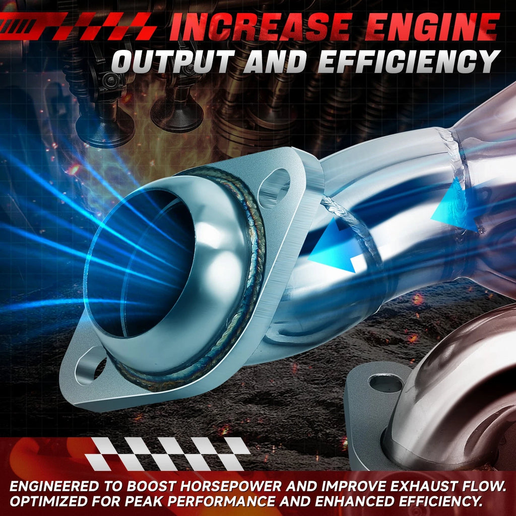 Shorty Header Exhaust Pipe Manifold for Ford F-150 5.0L V8 (2015–2020)