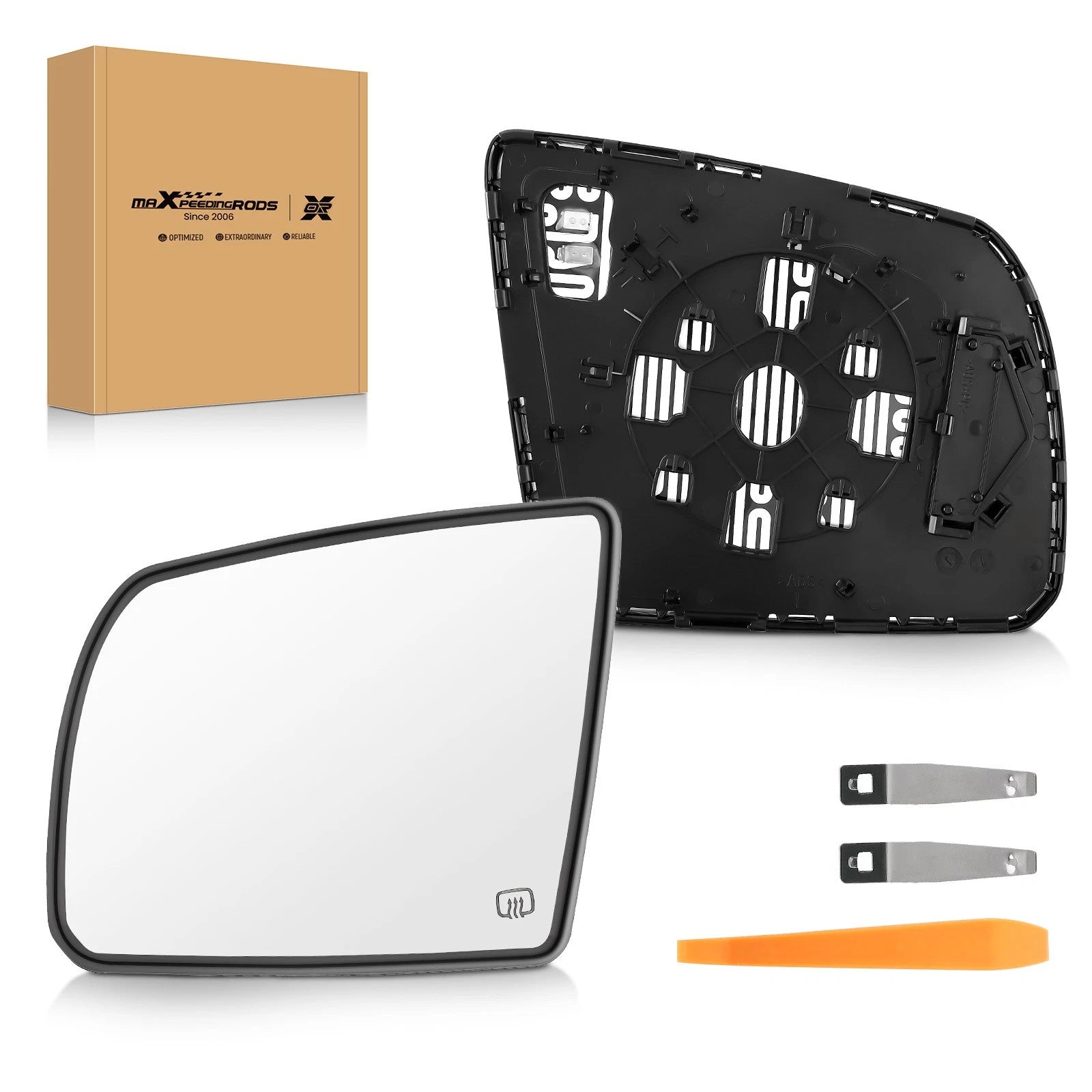Heated Driver Left Side Mirror Glass for Toyota Tundra (2007–2020), Sequoia (2008–2017)