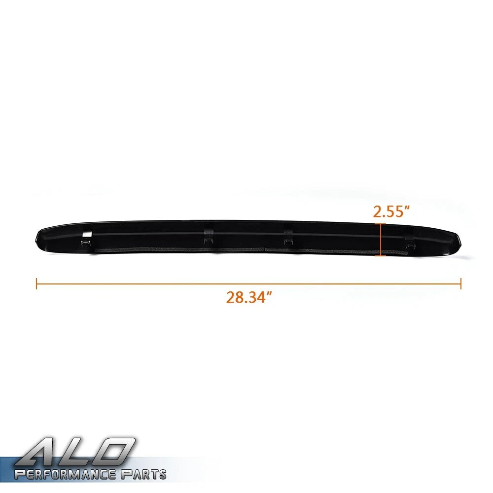 Rear License Plate Lamp Light Cover for Jeep Cherokee (1997–2001) Gloss Black