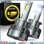 D2S D2R LED Headlight Kit Bulbs 200W 80000LM 6500K for Conversion