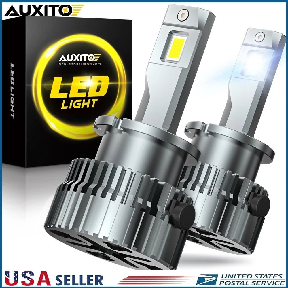 D2S D2R LED Headlight Kit Bulbs 200W 80000LM 6500K for Conversion