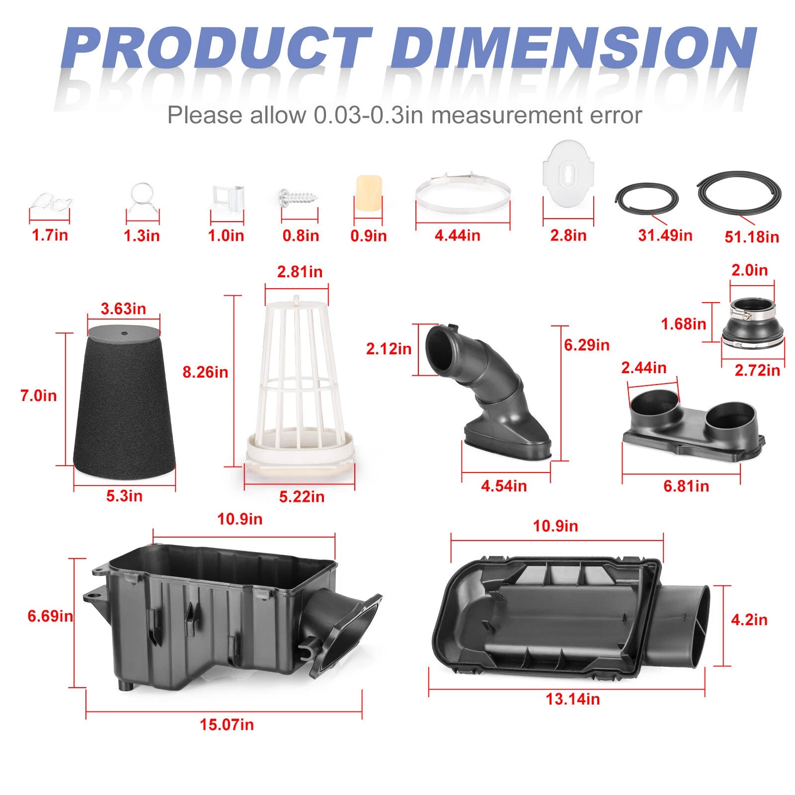 Air Filter Box Lid Cover Kit for Yamaha Banshee 350 YFZ350 (1987–2006)