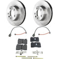 Brake Disc Rotors and Pads Kit for Volkswagen Touareg (2006)