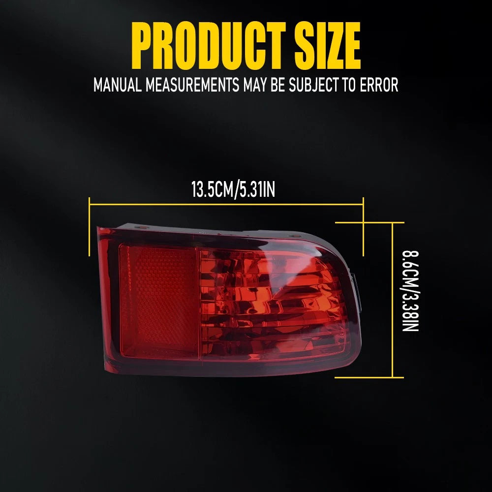 Left Rear Bumper Reflector Light for Toyota 4Runner (2003-2005)