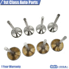 8PCS Exhaust Intake Valves for VW Golf Beetle Jetta Cabrio 2.0L SOHC (1999–2005)
