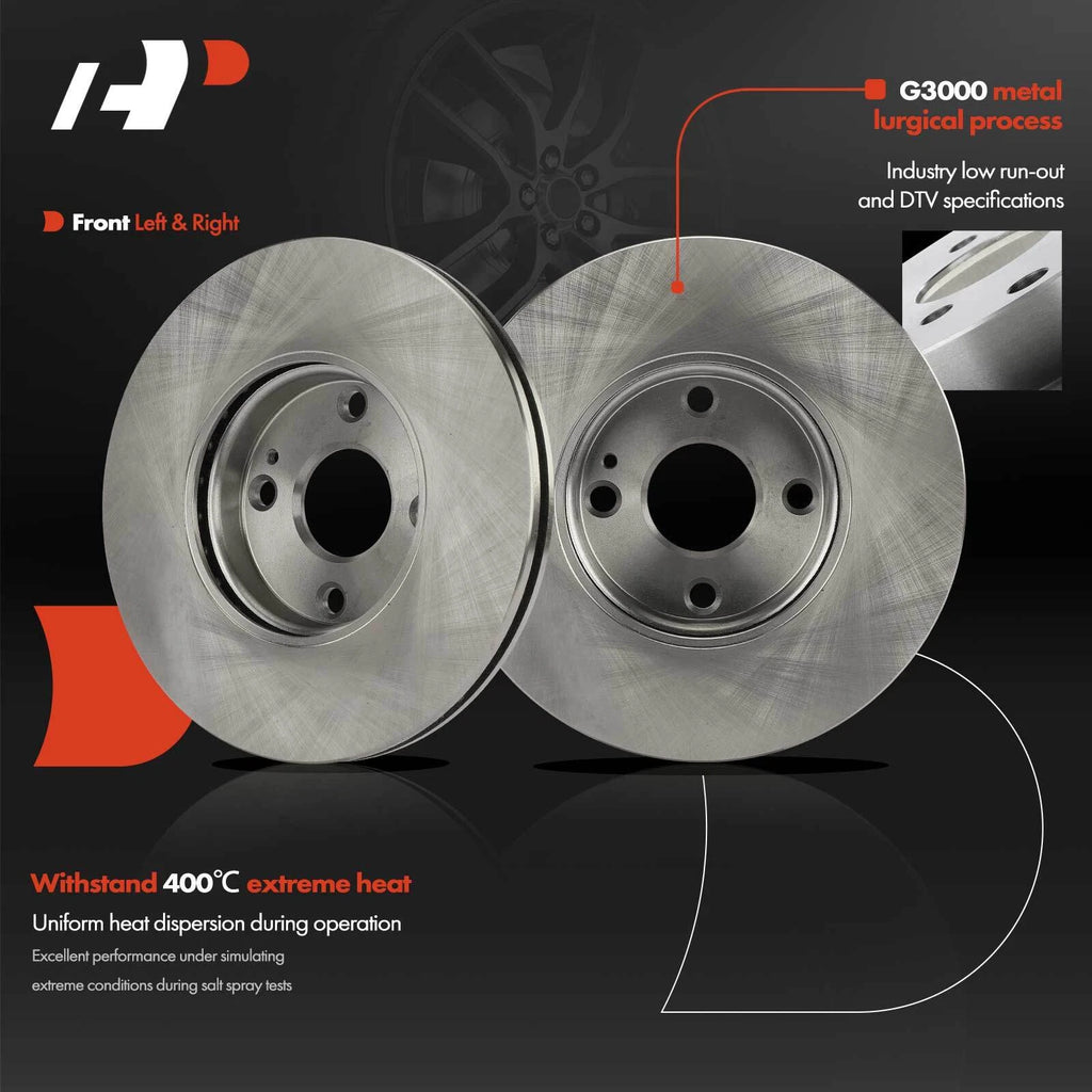 Front Side Disc Brake Rotor for Toyota Yaris 2019-2020 Yaris iA Scion