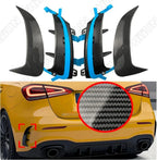 Rear Bumper Trim Lip Spoiler Stickers for A-Class A160 A250 A35 AMG (2013-2023)