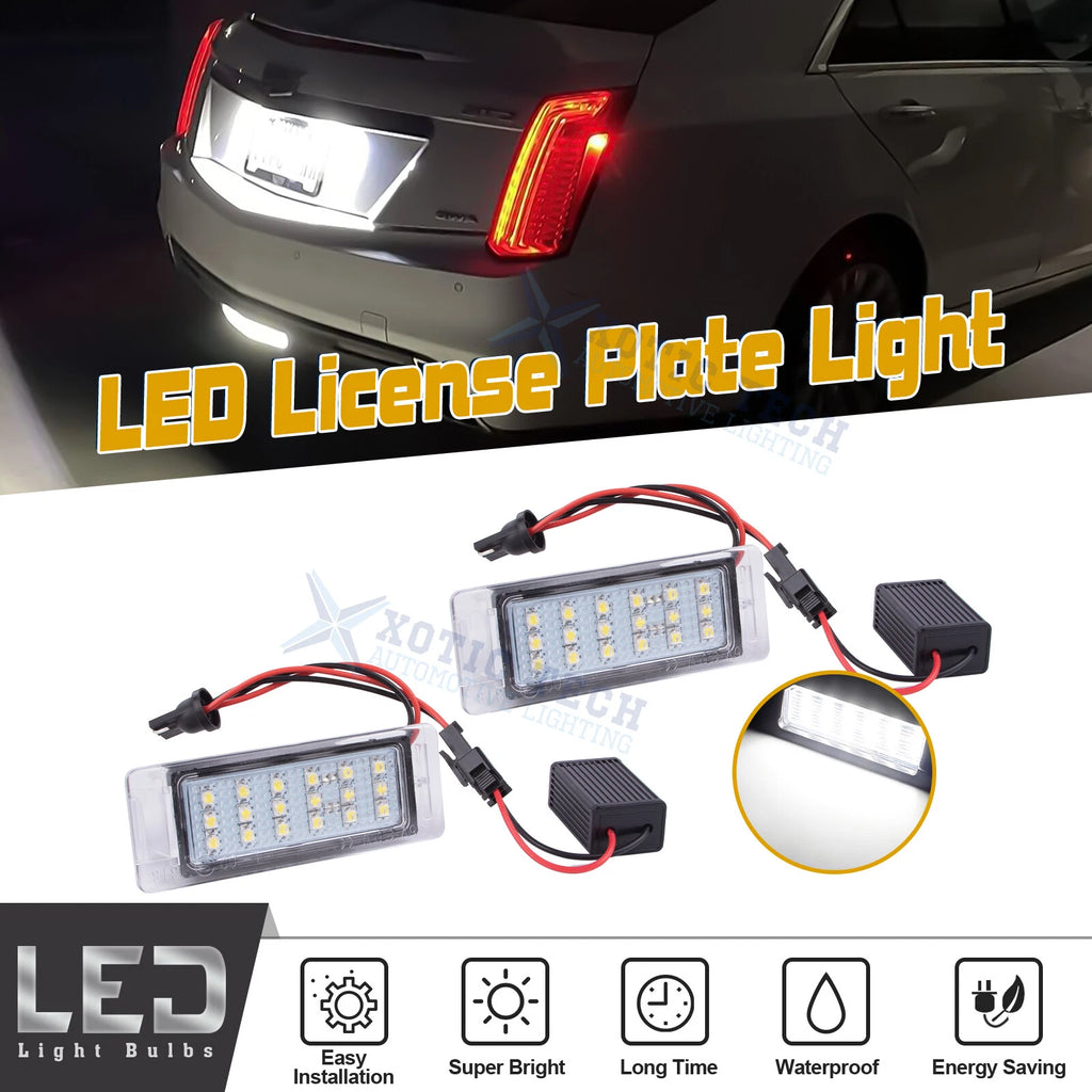 LED License Plate Light for Chevrolet Buick Cadillac GMC (2000–2014)