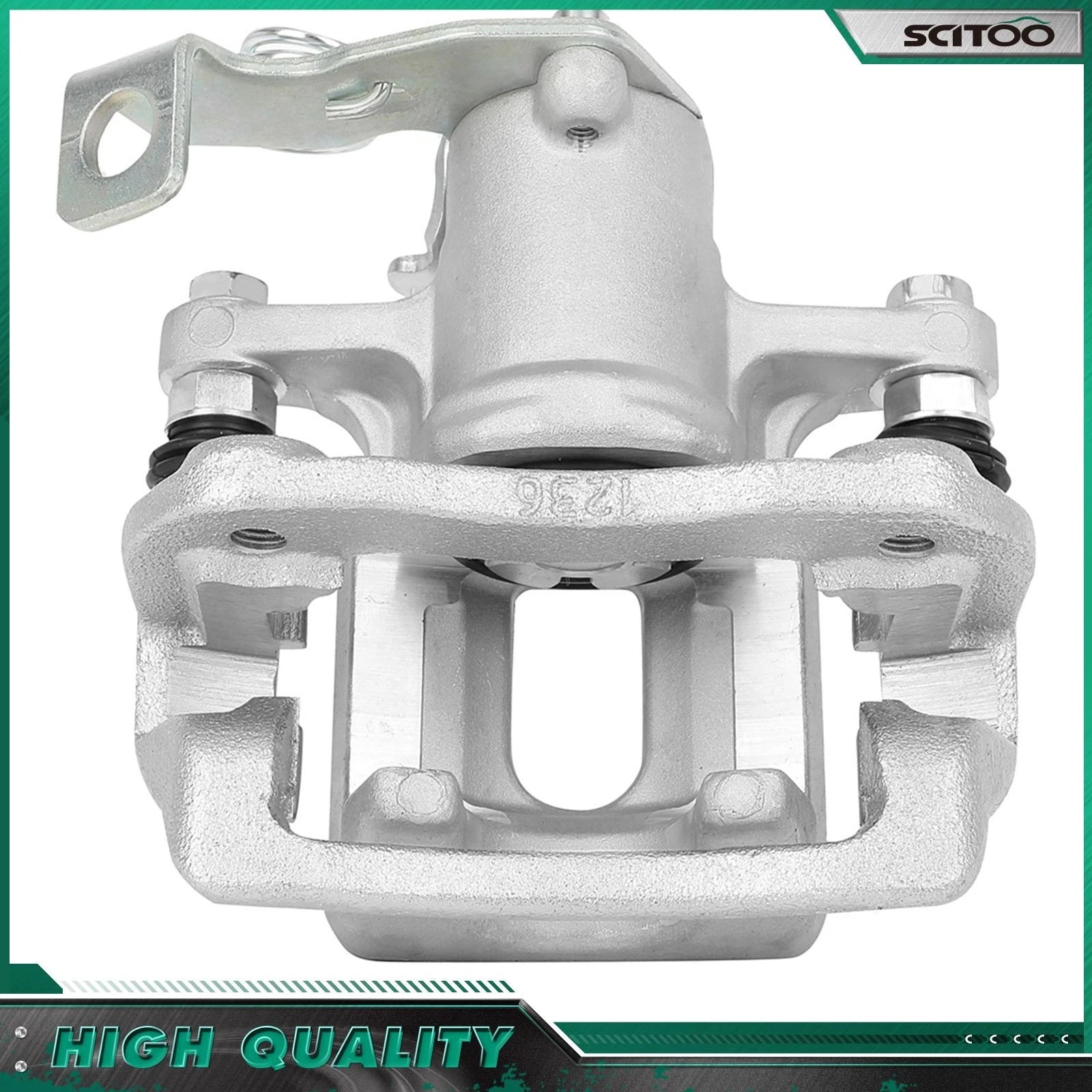 Set of 2 Rear Brake Calipers w/ Bracket for Hyundai Elantra (2011–2016)