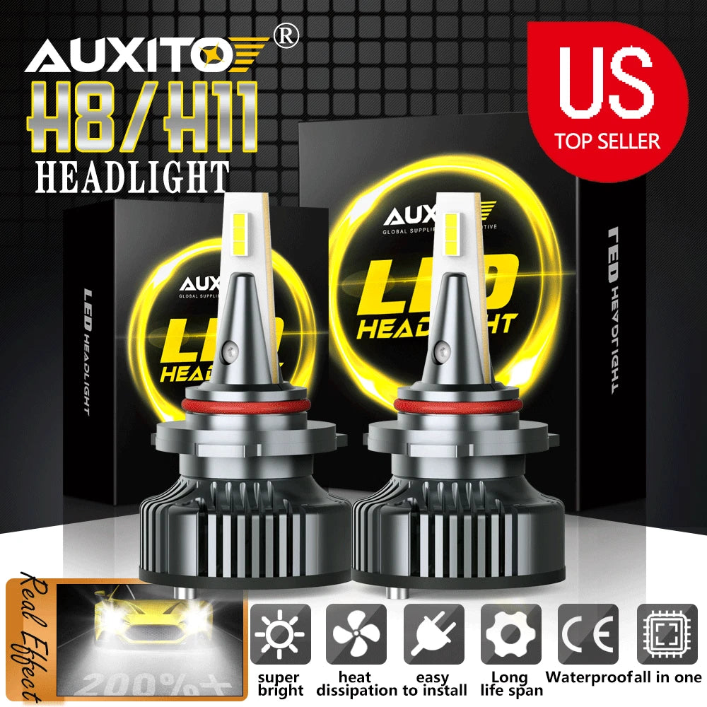 2X H11 H8 CANBUS LED Headlight Bulbs for Make Model (YYYY–YYYY)
