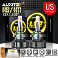 2X H11 H8 CANBUS LED Headlight Bulbs for Make Model (YYYY–YYYY)