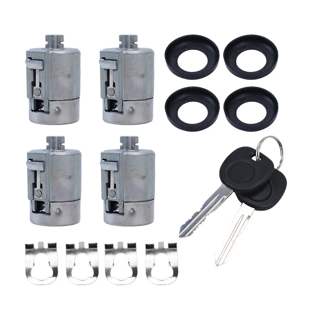 Door Lock Cylinders w/ Keys for Chevy GMC Express Savana 1500 2500 3500 (2001–2010)