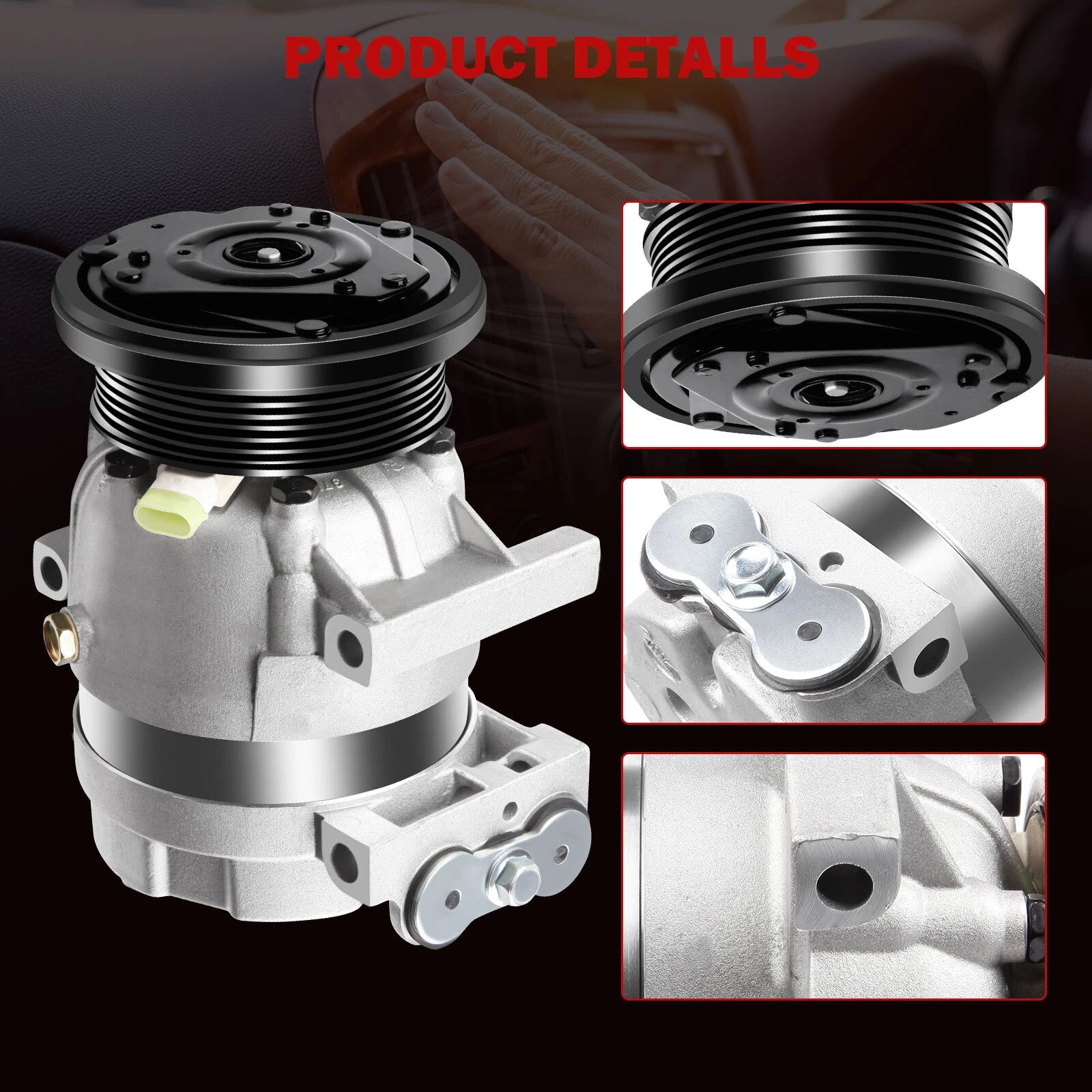 A/C Compressor for Pontiac Grand Am Montana Trans Sport (1996–2005)