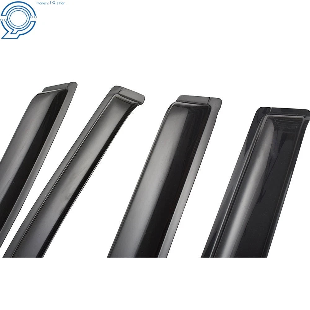 Set of 4 Window Visors for Honda Odyssey (2005–2007) Smoke Vent Shade