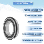 Deep Groove Ball Bearing 25x42x9mm for Scooter Skateboard (6905NR2RS)