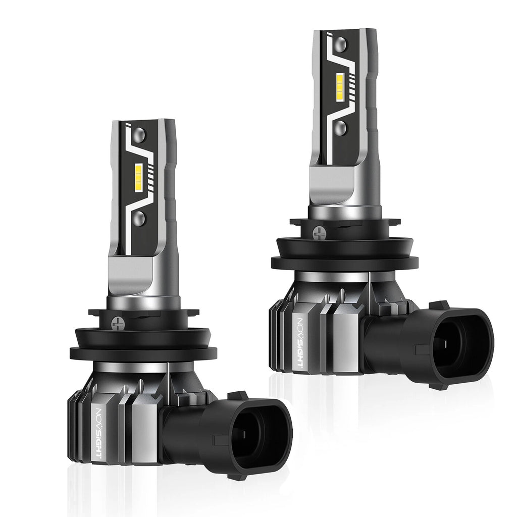 2X H11 H9 H8 LED Headlight Bulbs 10000LM 6500K for NOVSIGHT