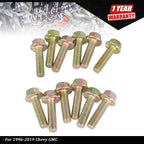 Set of 12 Exhaust Header Bolts for Chevy GMC LS1 LS2 LS6 LS7 LSX