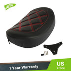 Passenger Backrest Pad with Red Stitching for Touring CVO Glide (1996–Present)