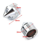 CNC Thick Cut Front Axle Cap Nut Cover for Harley Electra Glide Sportster