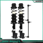 Front Struts w/ Coil Spring Sway Bar Links Kit for Nissan Versa Note (2012–2019)