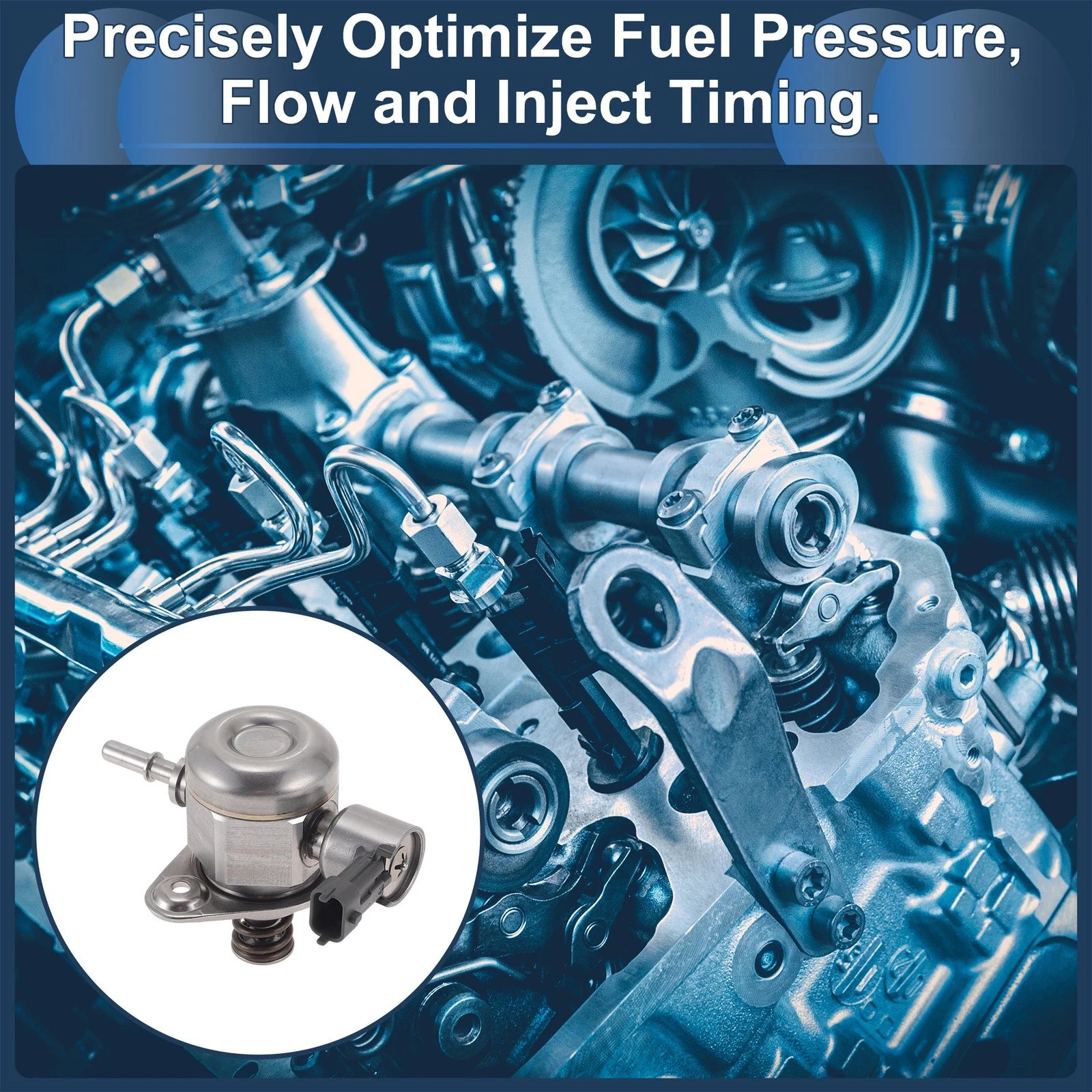 High Pressure Fuel Pump for Hyundai Genesis, Kia K900 (2015) No. 353203F240