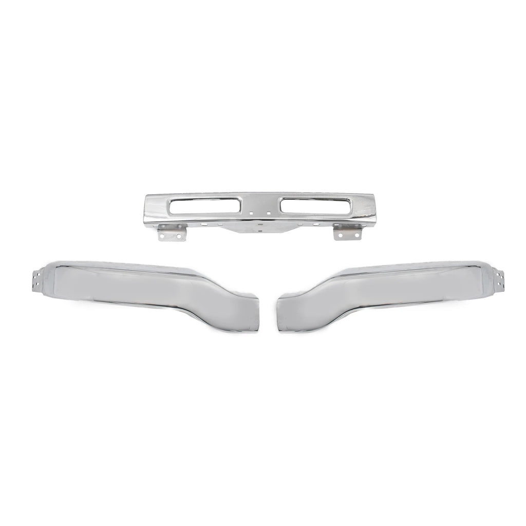 Front Bumper Face Bar for GMC Sierra 1500/Classic (2003–2007) W/ Fog Hole Steel