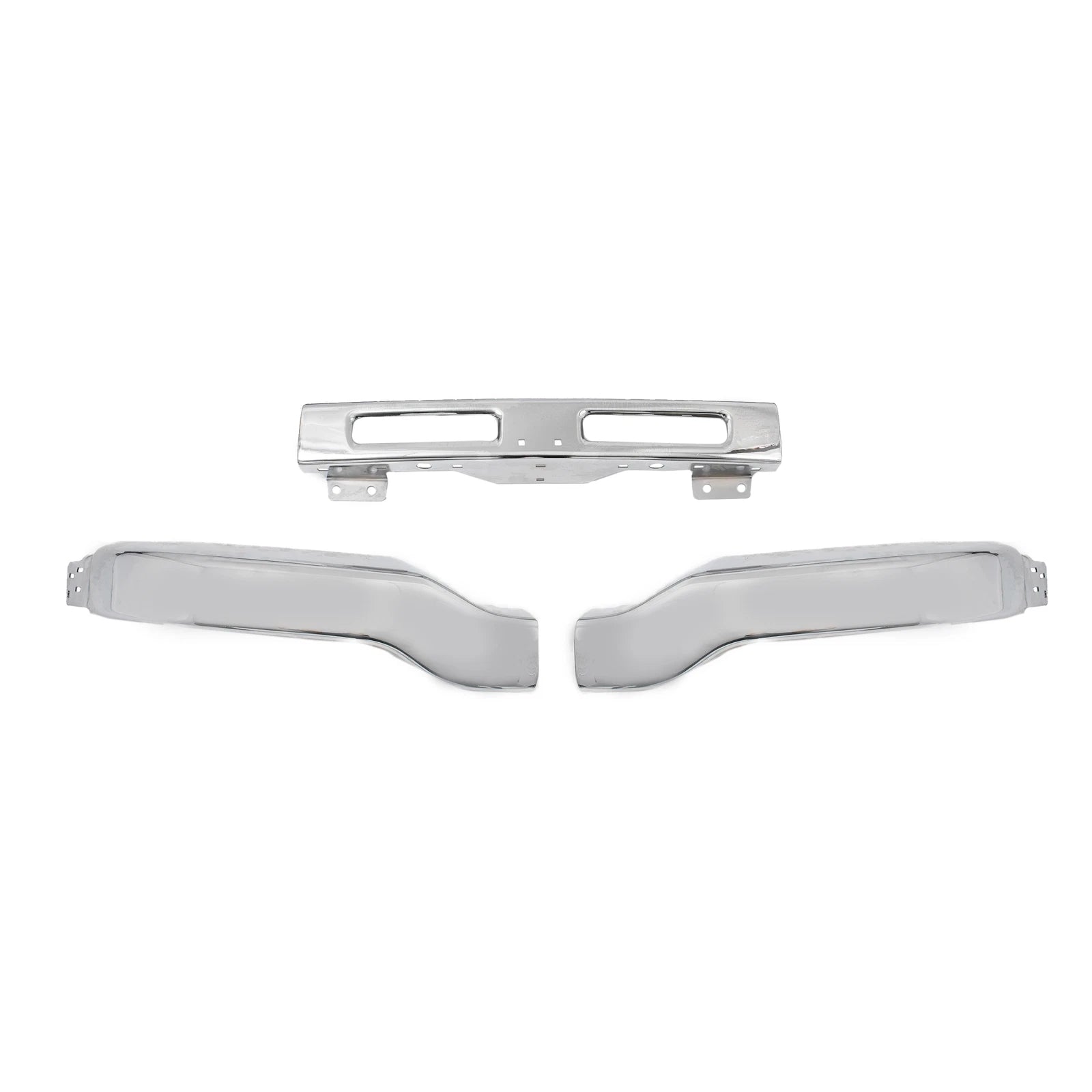 Front Bumper Face Bar for GMC Sierra 1500/Classic (2003–2007) W/ Fog Hole Steel