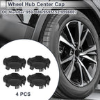 Black Wheel Hub Center Cap for Chevy Avalanche (2007–2013) 5-Spoke 20"