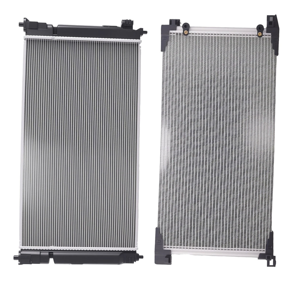 Aluminum Radiator & AC Condenser for Toyota Prius Prime (2017–2022) 13591