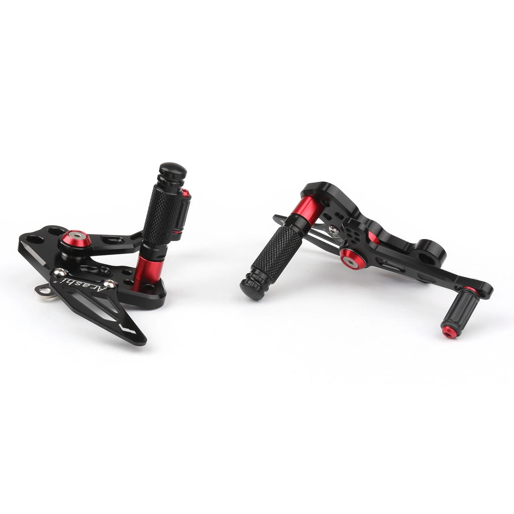 CNC Adjustable Rearsets Footrest Foot Peg for Kawasaki Z125 (2016–2019)