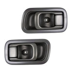 Interior Door Handle Gray Pair Fits Nissan Frontier Navara D22 Truck 1998-05 D06
