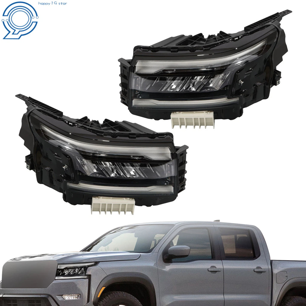 LED Headlight Set for Nissan Frontier (2022–2024) with DRL