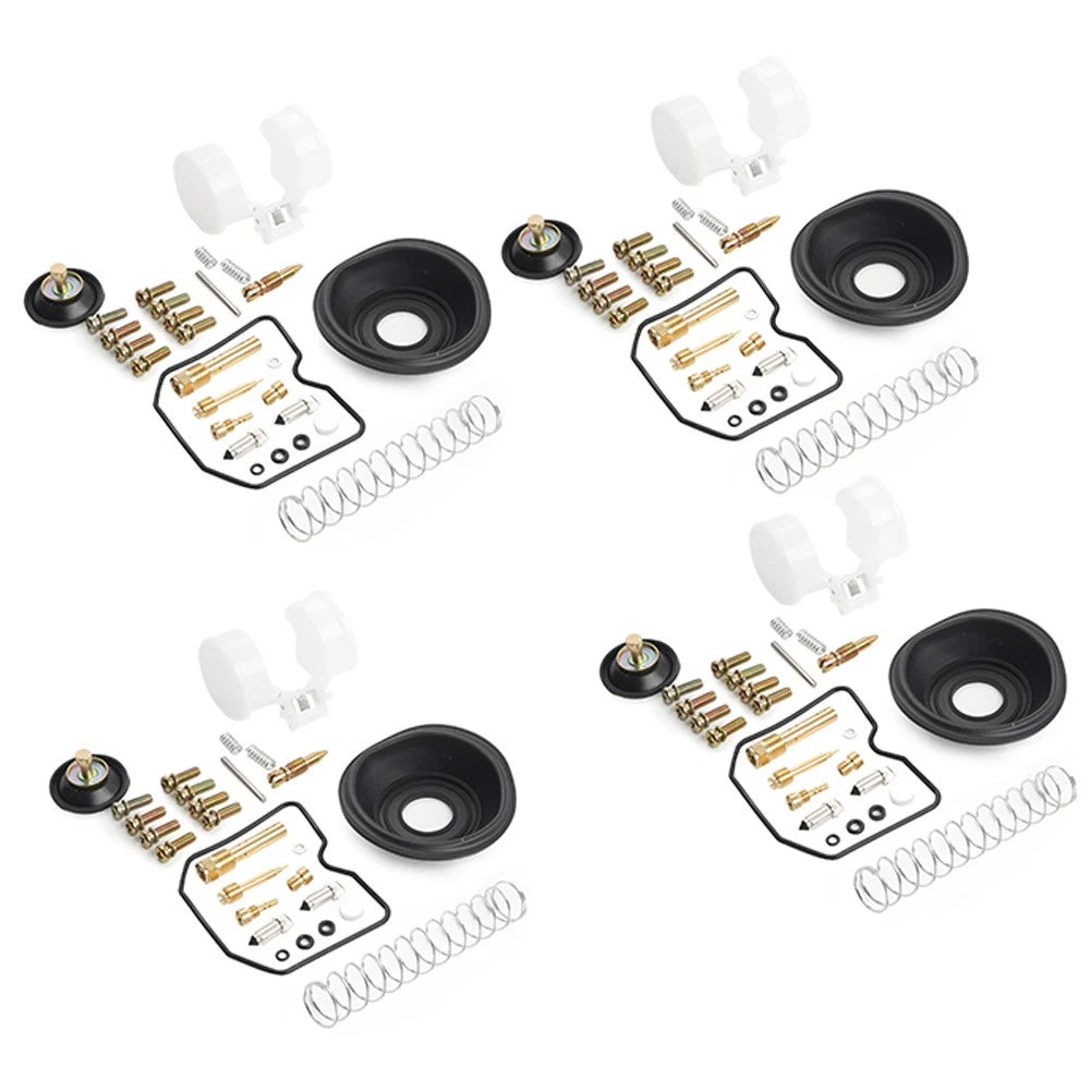 Set of 4 Carburetor Repair Kit Diaphragm for Kawasaki Voyager XII ZG1200 (1986–2003)