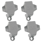 4X Pontoon Boat Rail Clips for Square Tubing