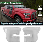 Set of 2 Headlight Replacement Lenses for Ford F-150 (2015–2017)