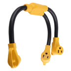6 Awg Nema 6-50p Y Splitter for RV Dryer (3 Feet, 12500 Watts)