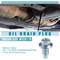 Oil Drain Plug No. 11519933/11562588/9L8Z6730A for Buick Enclave (2008–2017)