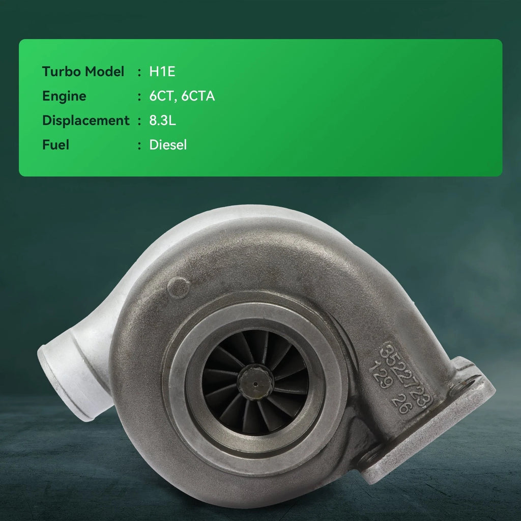 H1E Turbocharger for Cummins 6CT & 6CTA 8.3L Diesel (1989–2012)