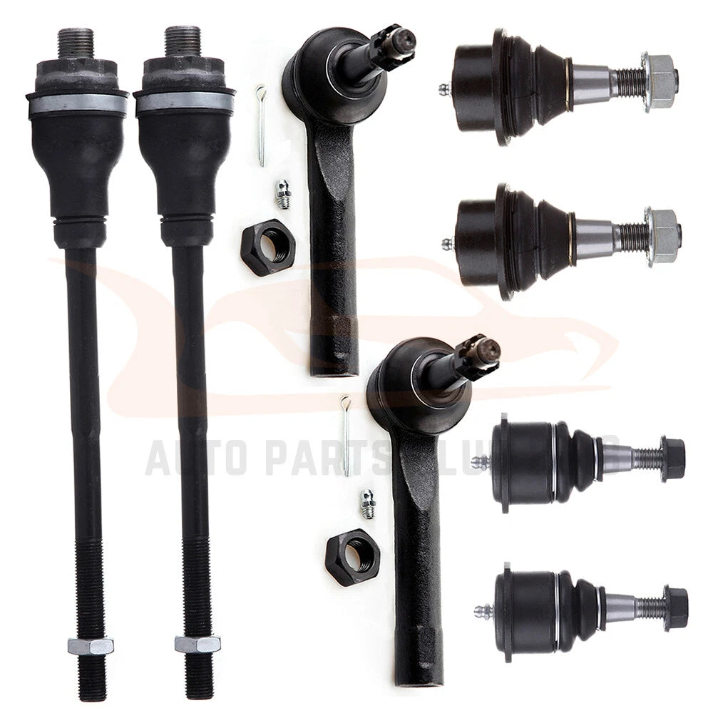 Set of 8 Front Ball Joints and Tie Rods for Chevrolet Avalanche 1500 (2002–2006)