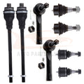 Set of 8 Front Ball Joints and Tie Rods for Chevrolet Avalanche 1500 (2002–2006)