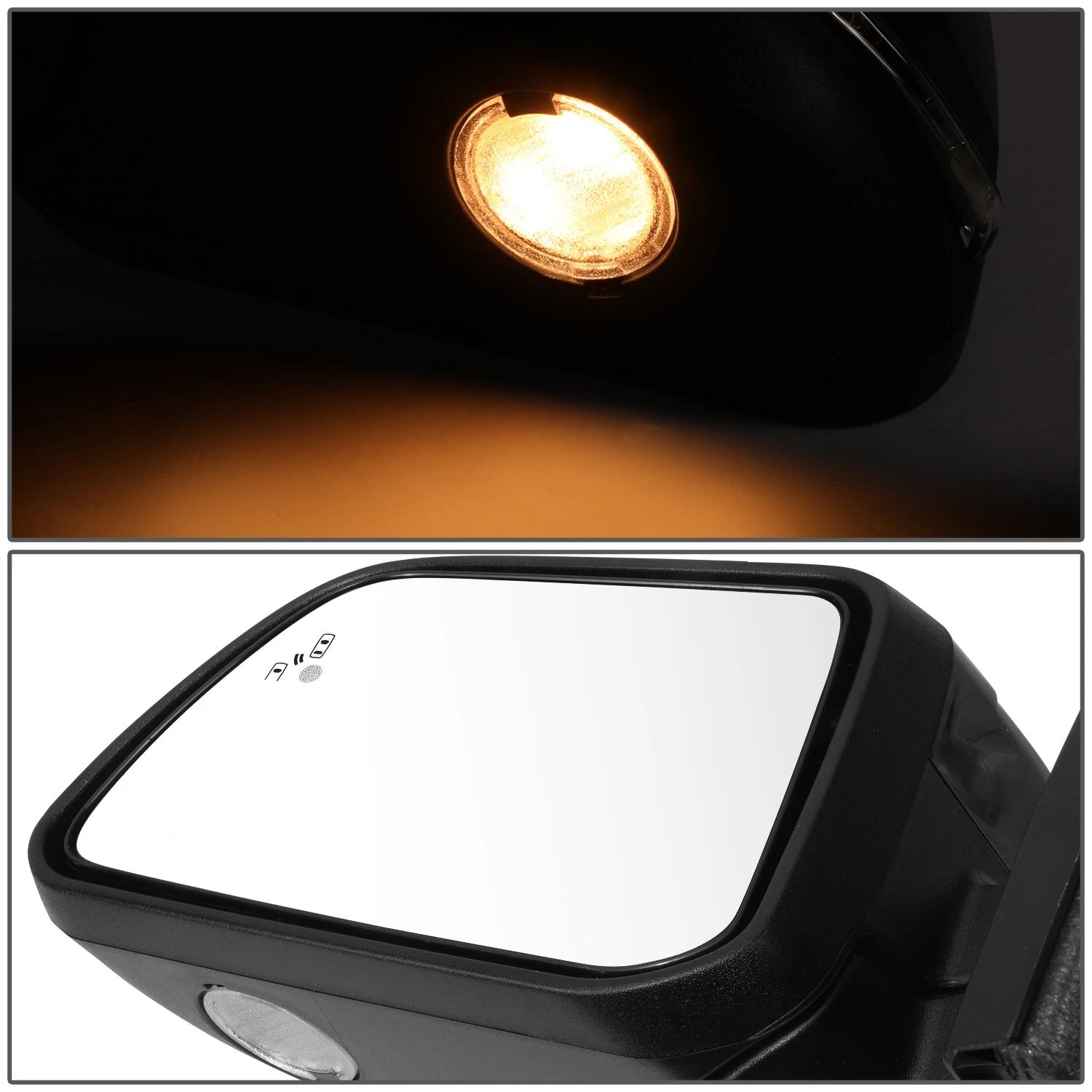 Power Heated Glass Side Mirror Driver Left for Ford Edge (2009–2011)