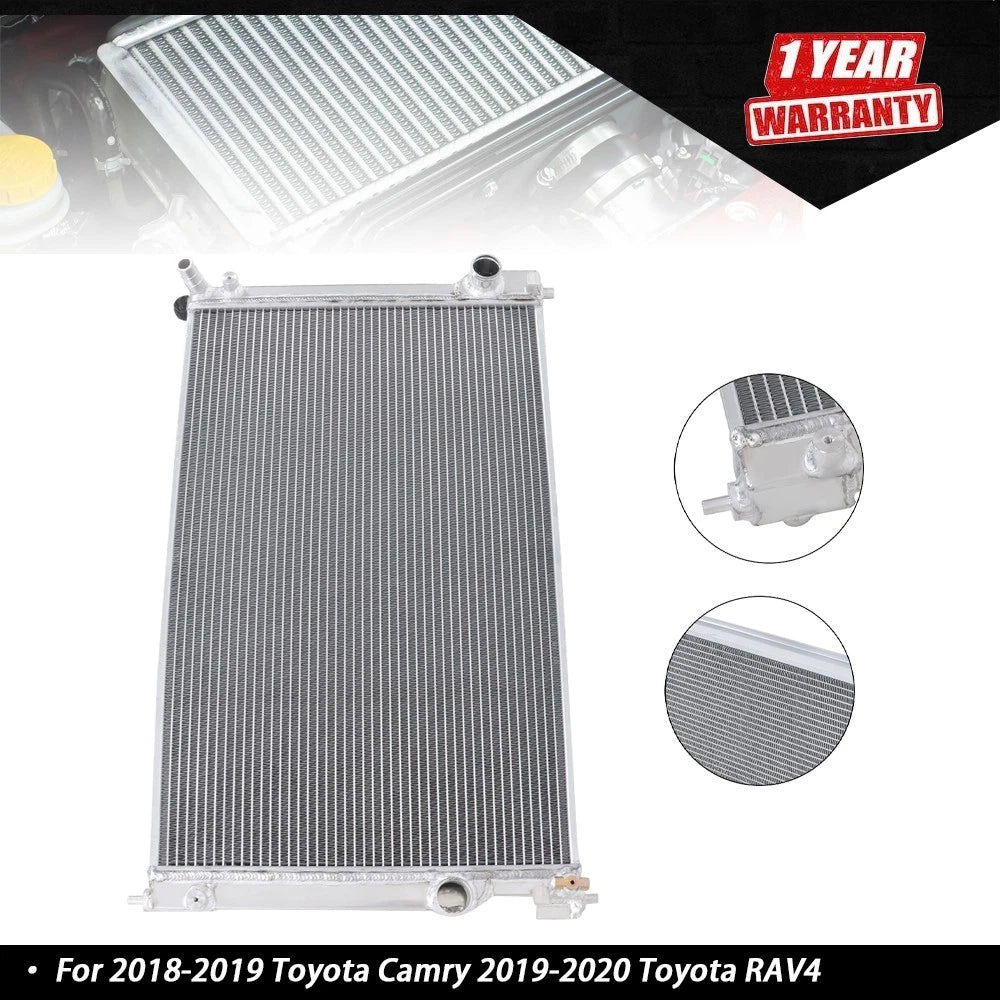 3-Row Aluminum Radiator for Toyota Camry (2018â2019) & RAV4 (2019â2020)