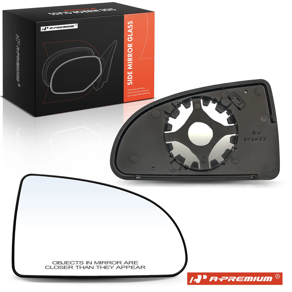 Passenger Manual Mirror Glass for Chevy Cobalt, Pontiac G5 (2005–2010)