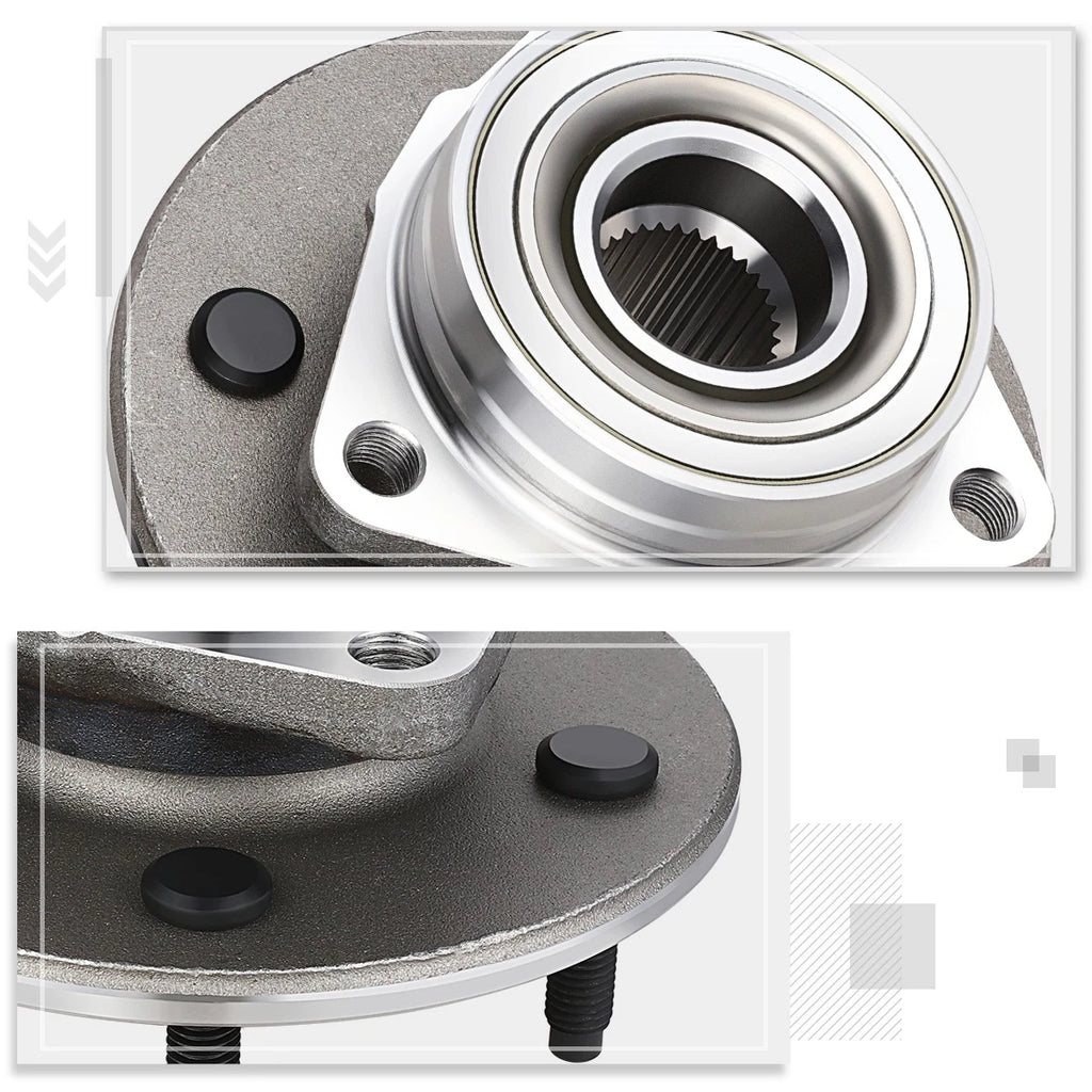 Front Wheel Hub Bearing Assembly Kit for Ford F150 4WD (1997–2000)