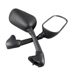 Oval Matte Rear View Mirrors for Yamaha YZF R6 (2001-2003)