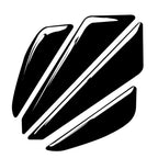 Set of 4 Piano Black Universal Door Anti-Collision Edge Guards Trim