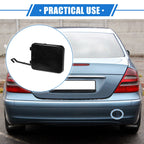 Tow Hook Cover for Mercedes-Benz W211 (2002–2008) - Black Rear Right