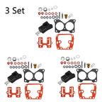 Set of 3 Carburetor Repair Kits for Johnson Evinrude V4 (85-140HP)